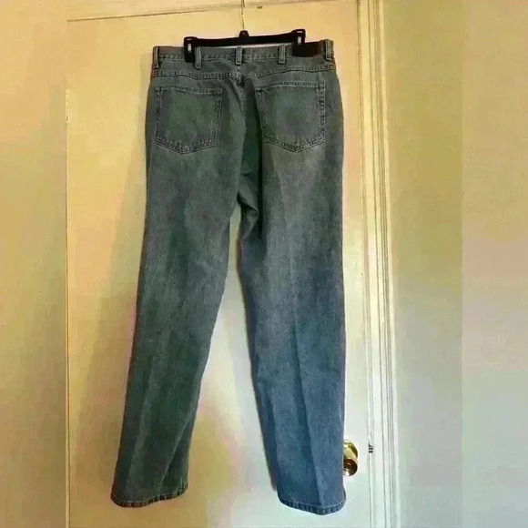 Vintage LL Bean Jeans Men's Size 37x32 Classic Fit Denim Light Wash 100% Cotton. - Picture 5 of 7